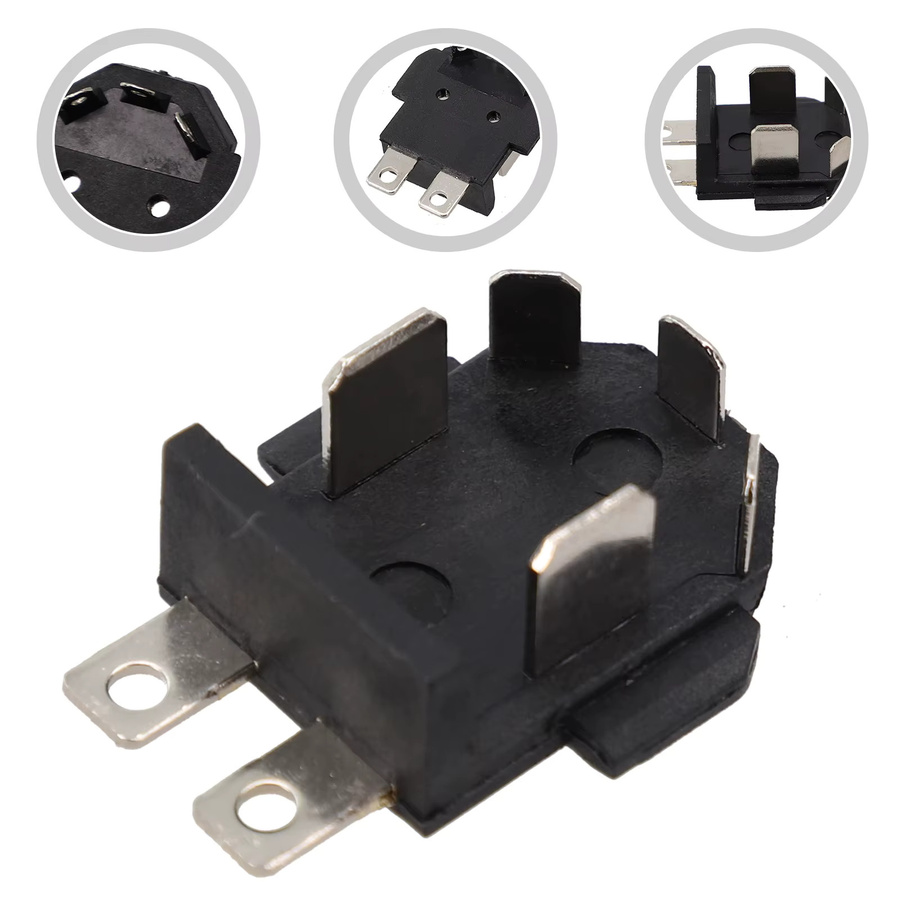 Batterieanschluss-Adapter für 12V Li-Ionen-Batterien, Ersatz-Klemmenblock in Schwarz - Bild 3