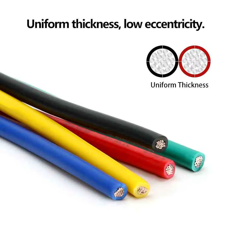 UL1007 PVC verzinntes Kupferkabel hitzebeständig 80 °C für Haushaltsgeräte und Lampen, Farben: Blau und Mehrfarbig - Bild 2