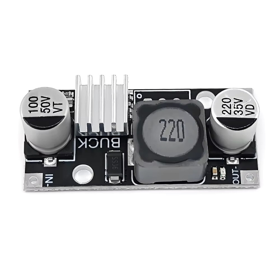 Aideepen DC-DC Buck Converter Step Down Modul, Einstellbares Netzteil 3A, Schwarz, DC 6-40V auf 3,3V/5V/9V/12V/24V - Bild 2