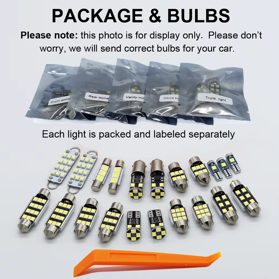 Zitwo LED Innenbeleuchtungsset für BMW 7er E38 E65 E66 F01 F02 (1995–2015) - Bild 2