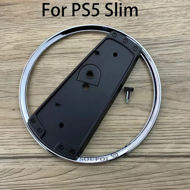 MBCHIPSTAR Vertikaler Spielekonsolen-Ständer aus Metall in Schwarz für PS5 Slim, PS5 PRO, CFI 2000 und PS5 CFI 1000 - Bild 1
