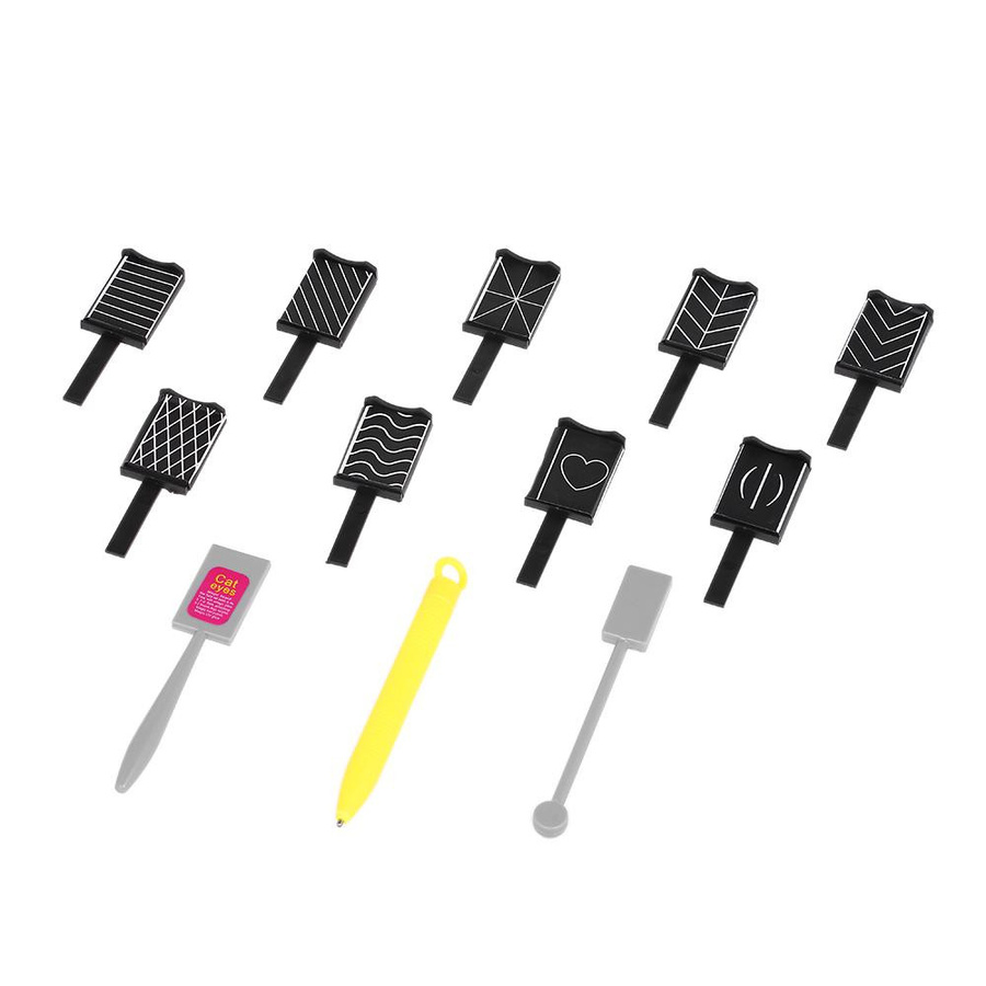 12 Stück 3D Magnet Stick Set, Unisex - Bild 2