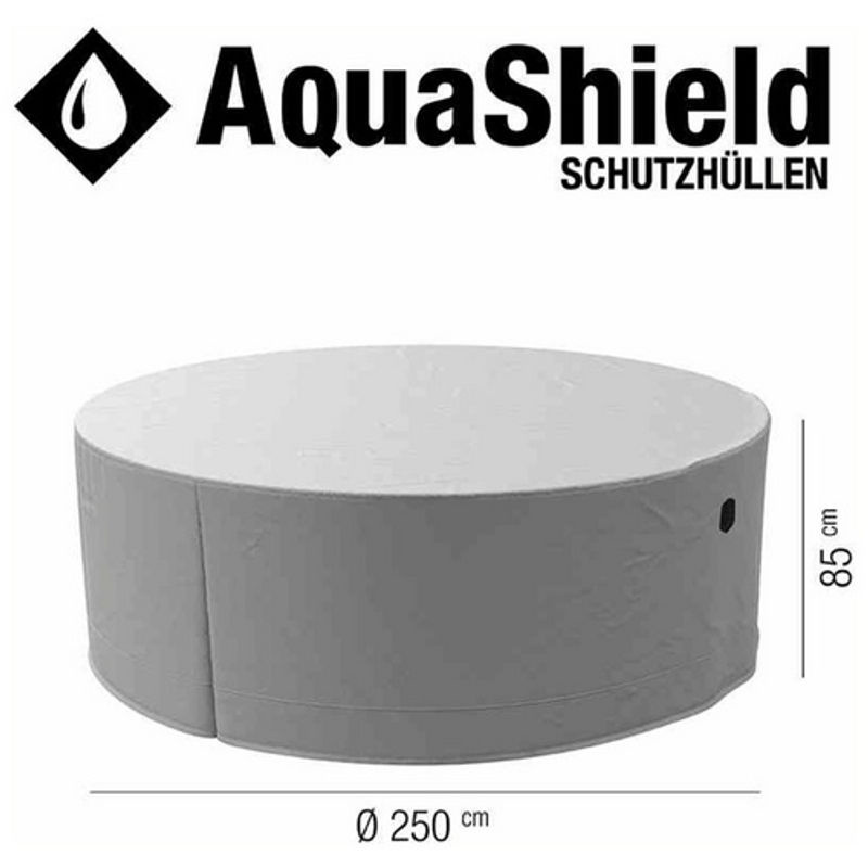 Siena Garden AquaShield Sitzgruppenhülle Hellgrau Ø 250 cm x H 85 cm - Bild 2
