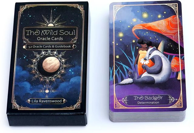 The Wild Soul Oracle Cards Tarot Deck, Partyspiel, Familienspiel, ab 14 Jahren - Bild 1
