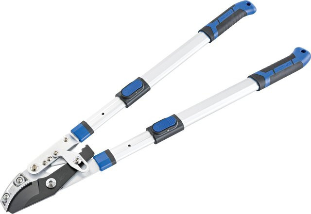 LUX-TOOLS Ratschen-Amboss Astschere in Silber aus Aluminium und Kunststoff - Bild 1