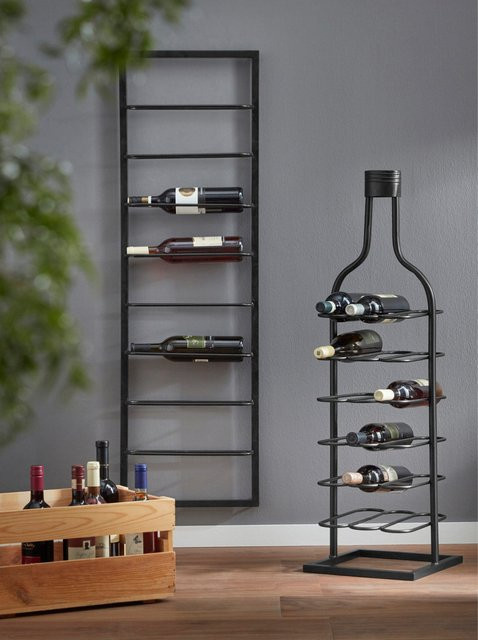 Heine Home Metallregal schwarz, B/T/H: 104 x 29 x 104 cm - Bild 1