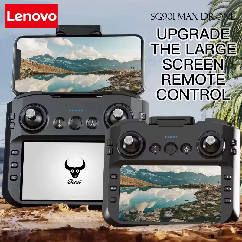 Lenovo SG901 MAX GPS-Drohne mit 8K Luftbild-HD, intelligente Hindernisvermeidung und faltbarem Design inklusive Fernbedienung mit Großbildschirm - Bild 3