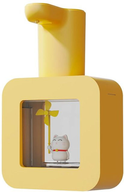 Automatischer Sensor-Seifenspender von CosyHome im Cartoon-Haustier-Design, wasserdicht und intelligent, Farben: Pink und Gelb - Bild 1