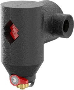 Flamco Schlammabscheider Clean Smart EcoPlus Rp 2 mit Ablassventil und Isolierung in Schwarz - Bild 1