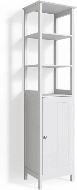 Vicco Badschrank Bianco Hochschrank im Landhausstil, Farbe Weiß, B/T/H: 40 x 32 x 160 cm - Bild 2