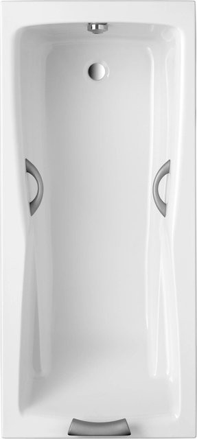 OTTOFOND Badewanne Atlanta in Weiss, Eckbadewanne aus Acryl, B/T/H: 75 x 170 x 45,5 cm - Bild 1