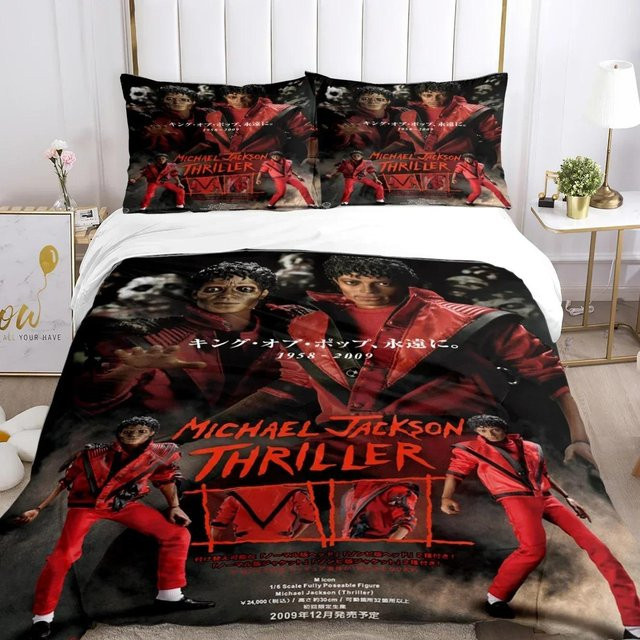 Softura Bettwäsche-Set Michael Jackson mit 3D-Druck, Mikrofaser, Mehrfarbig, B/H: 180 x 210 cm - Bild 1
