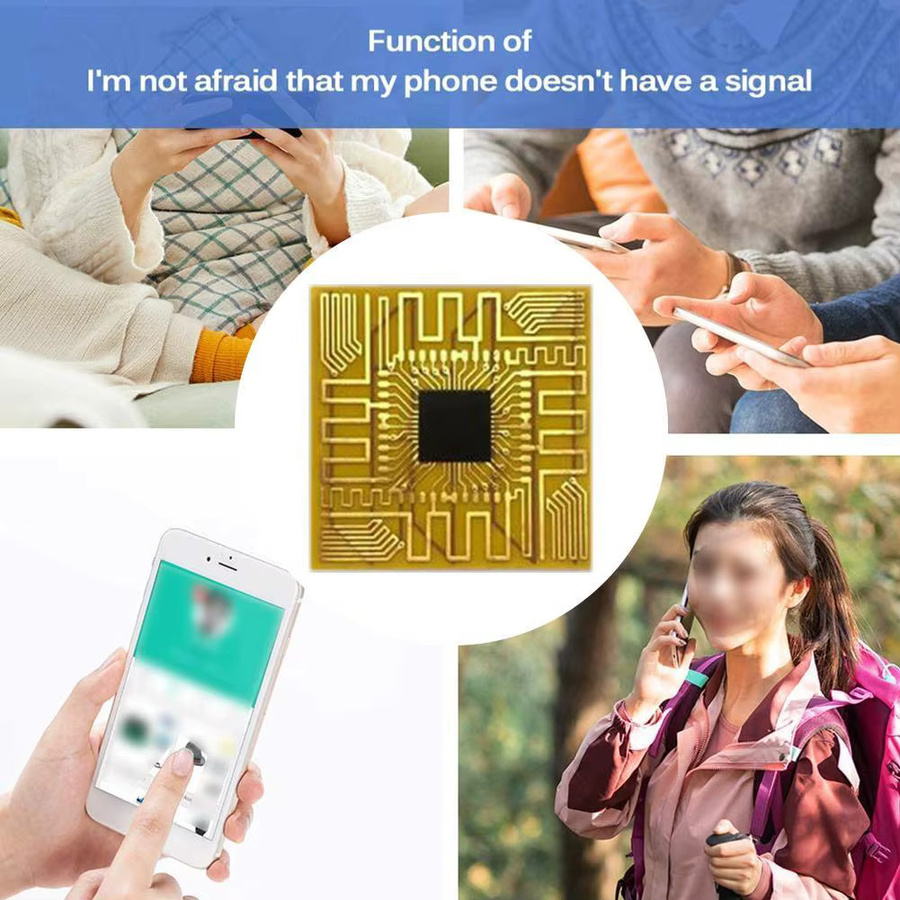 Handy Signal Verstärker Aufkleber für 5G und 4G in Gold für dein iPhone - Bild 3