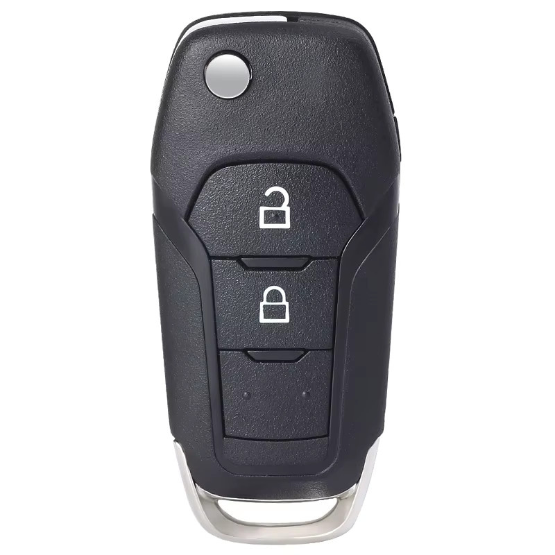KEYECU Fernschlüsselanhänger 433 MHz ID49 Chip in Schwarz für Ford Ecosport Ranger Mondeo Galaxy Fiesta 2014–2019 EB3T-15K601-BA DS7T-15K601-BE - Bild 3