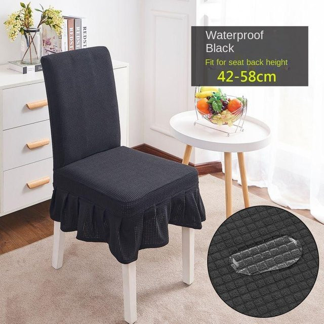 Wasserdichter und elastischer Stuhlbezug aus Jacquard-Polyester für Esszimmerstühle, Waschbar - Bild 1