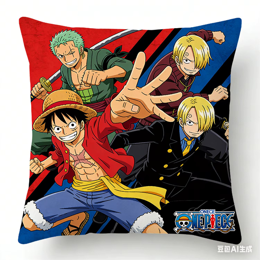 Bandai Kissenbezug mit One Piece Portgas D Ace Design für Anime-Fans - Bild 1