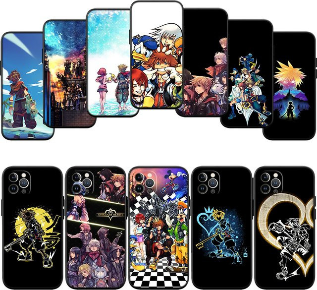 HEROCROSS Kingdom Hearts High-End Handyhülle für Redmi Note 13 14 Pro+ Plus A3 13X 13C 14S 14C in Multicolour - Bild 1