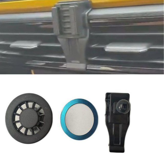 Magnetische Smartphone-Halterung aus ABS-Kunststoff für Volkswagen VW Polo AW1 BZ1 (Modelljahre 2019-2023) - Bild 1
