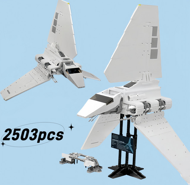 KAZHAN Imperial Shuttle Raumfähre, Baustein-Modell, 2503 Teile, Weltraum, Star Wars - Bild 1