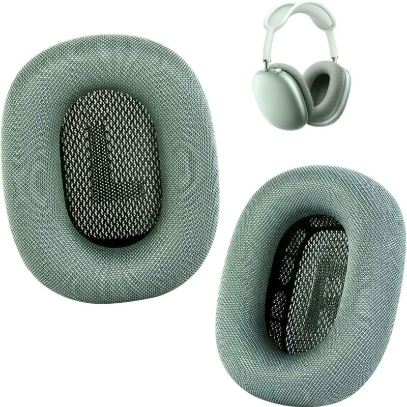 Apple AirPods Max Ersatz-Ohrpolster aus atmungsaktivem Mesh-Stoff in Schwarz - Bild 5