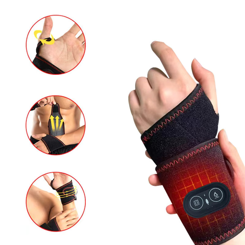 monclique Beheiztes Handgelenk-Armband, Schwarz - Bild 2
