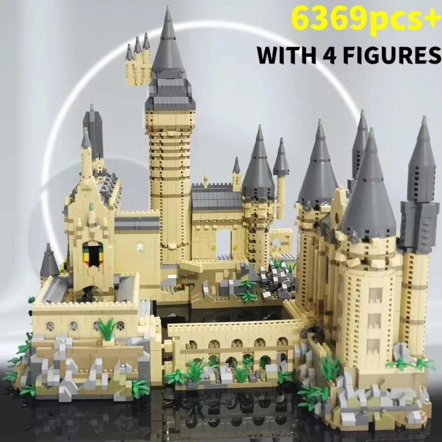 HUATEC Magic Castle Micro Bausteine Modell Kit mit Beleuchtung, kreatives Architektur MOC Set für Kinder, Mehrfarbig - Bild 3