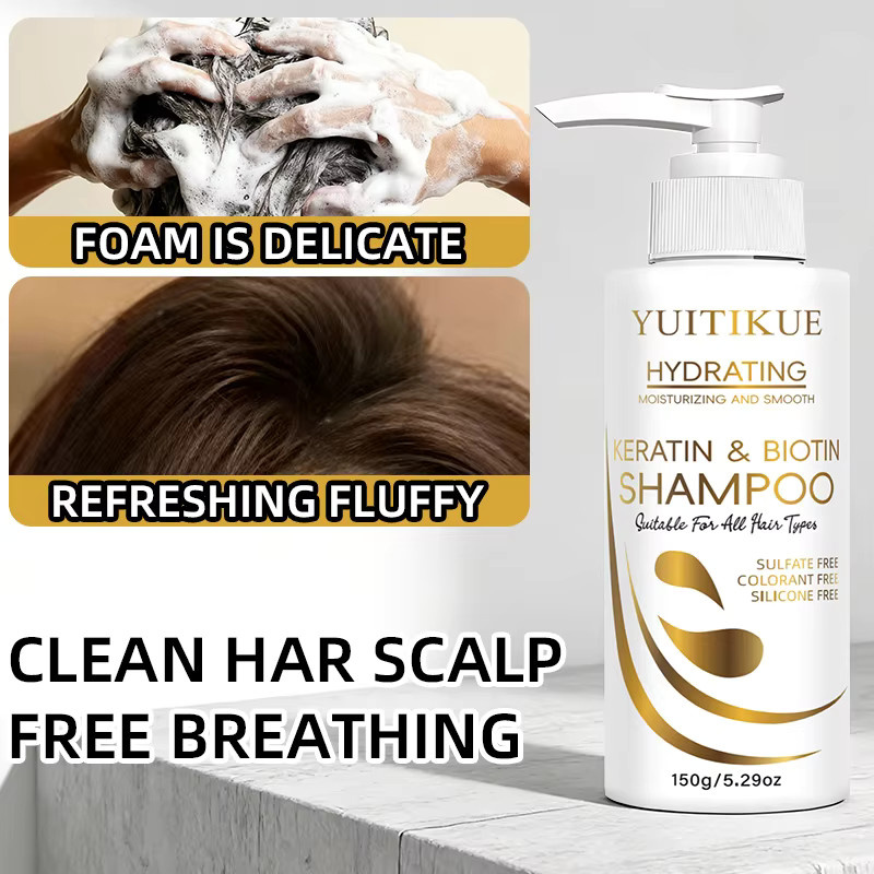 YUITIKUE Shampoo mit Keratin & Biotin, Unisex - Bild 5