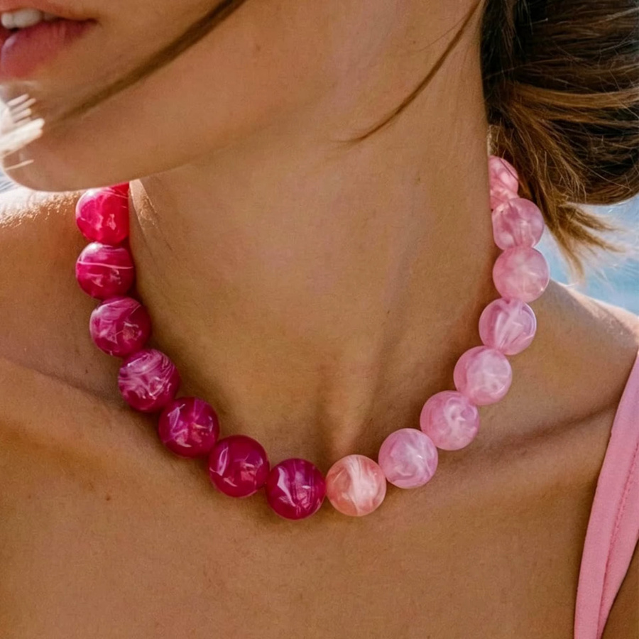 SLOONGJEWELRY Halskette, Perlen-Choker, mehrfarbig, Damen - Bild 2