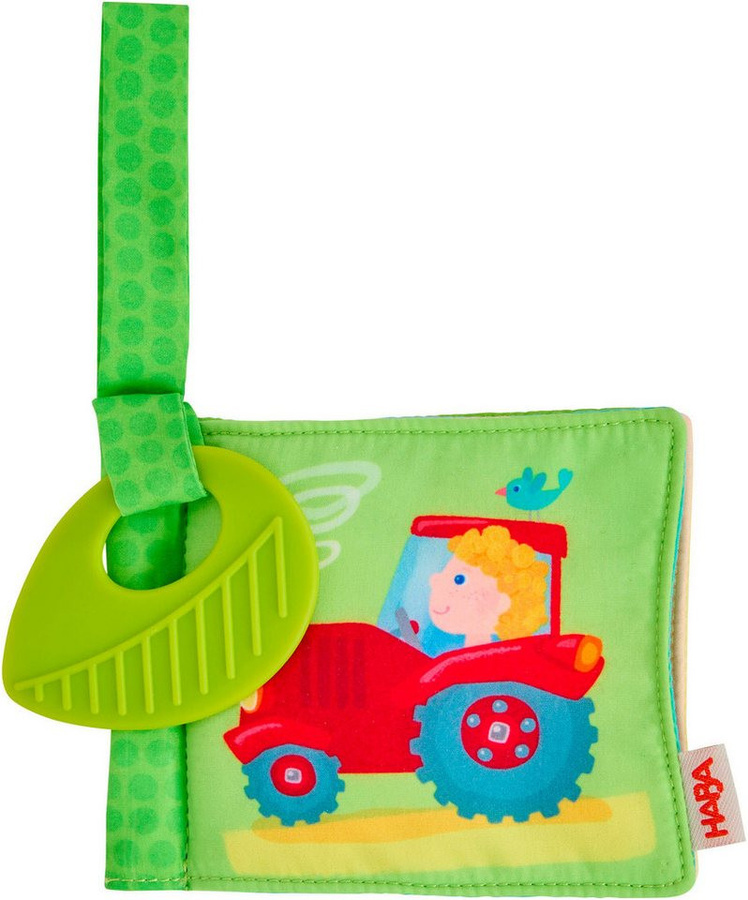 HABA Greifspielzeug Buggybuch Bauernhof, mit Beißelement - Bild 1