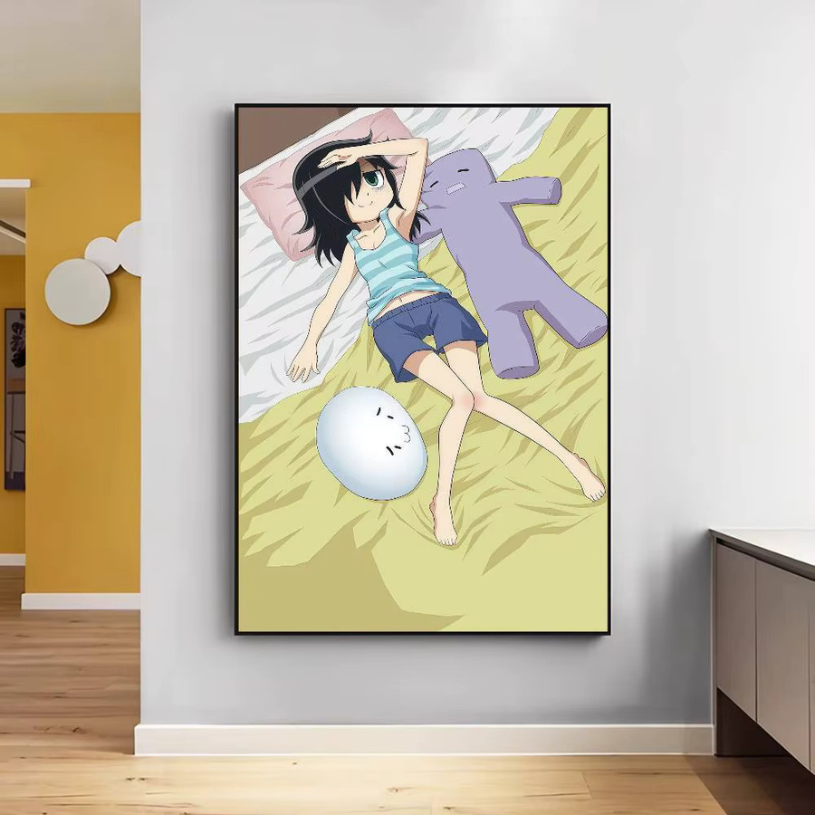 Watamote Kuroki Tomoko Classic Vintage Poster aus Papier in Mehrfarbig, Rechteckig, B/H: 10 x 15 cm - Bild 4