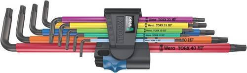 Wera 967/9 TX XL Multicolour HF 1 Winkelschlüsselsatz mit Haltefunktion, 9-teilig - Bild 1