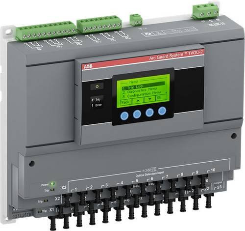 ABB TVOC-2-240 1SFA664001R1001 Überwachungsrelais mit 12 analogen Eingängen in Grau - Bild 1