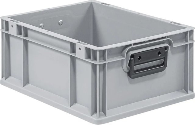 PROREGAL Eurobox Nextgen Portable Duo Transportbehälter Grau H x B x T: 17 x 30 x 40 cm - Bild 1