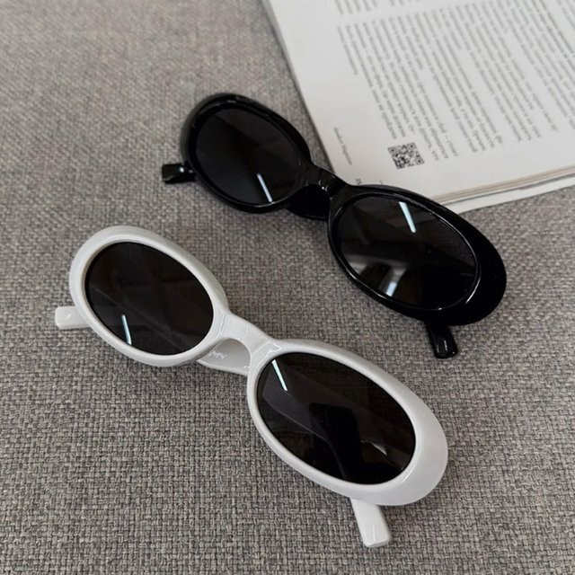 Sumory Sonnenbrille Oval, Vollrand, Schwarz, Unisex, Kunststoff - Bild 1