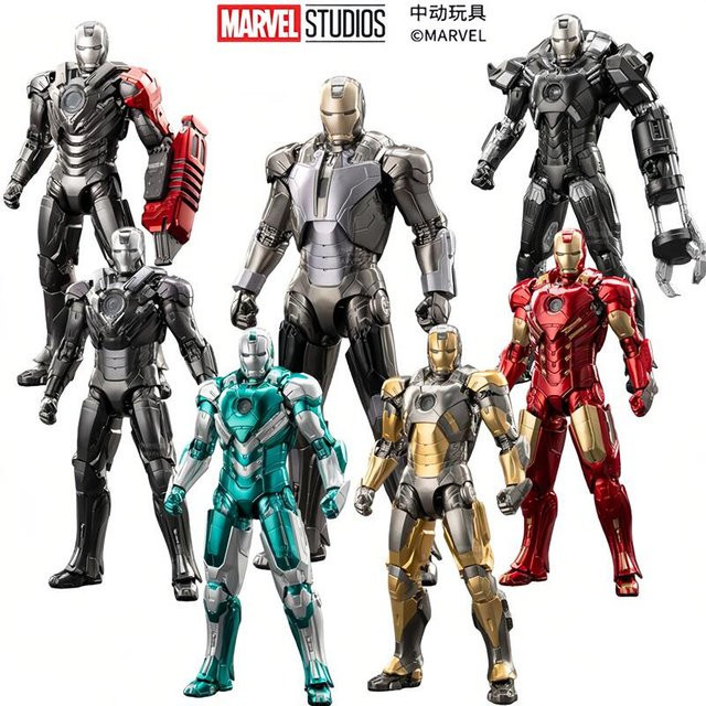 ZD Toys Marvel The Avengers Iron Man Actionfiguren Modell, 1/10, 18cm - Bild 1