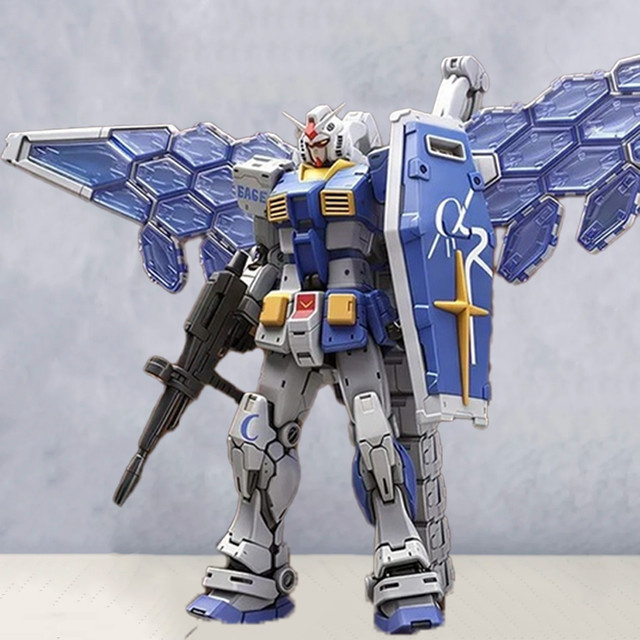 Bandai RG40C 1/144 RX 78F Kowloon Fist Color Scheme Osaka Transparent Wing Assembly Modellbausatz, Actionfigur - Bild 1