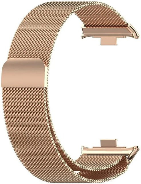 Foucsontop Uhrenarmband Edelstahl, Milanaise, Roségold, Unisex - Bild 1