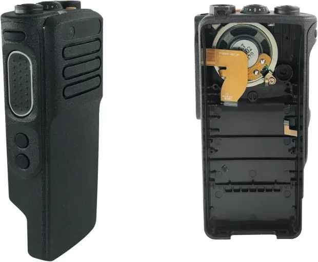 Motorola Ersatzgehäuse vorne mit Lautsprecher für Walkie Talkie in Schwarz für DP4400e XPR7350e DGP5050e XIR P8600i GP328D+ - Bild 1