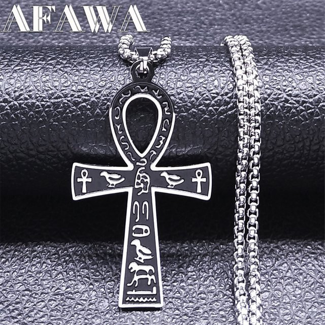 AFAWA Halskette Edelstahl, Silber, Unisex - Bild 1