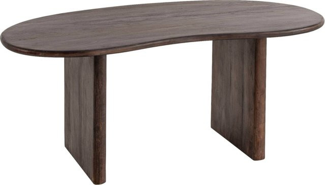 Wohnling Schreibtisch aus Akazienholz in Braun, B/H/T: 180 x 75 x 90 cm - Bild 1