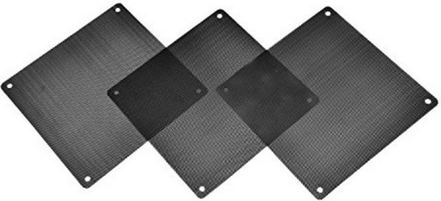 OUYUANSU Staubschutzabdeckung für PC Lüfter mit Filter, Schwarz, 120 mm - Bild 1