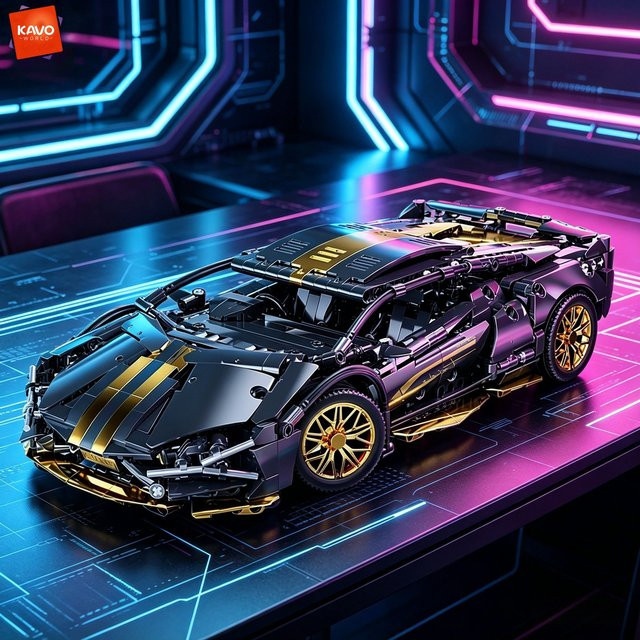 KAVOWORLD Supersportwagen, Baukasten, 1:14, 931 Teile - Bild 1