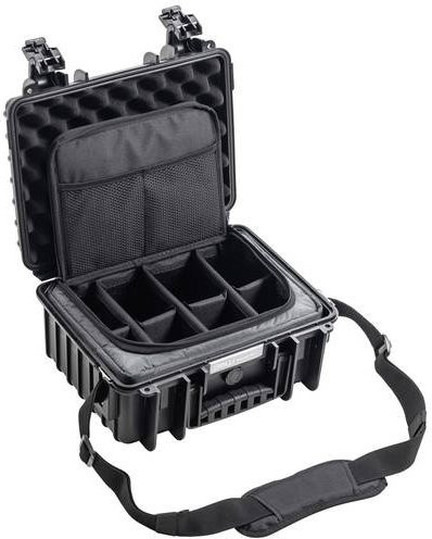 B&W International Typ 3000 Kamerakoffer Wasserdicht Schwarz - Bild 1