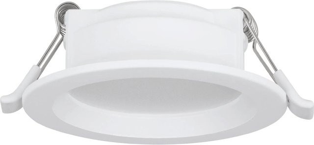 Eglo LED-Einbauspot Idun-E in Weiß mit warmweißem Licht, Durchmesser: 8,6 cm, Höhe: 3,1 cm - Bild 1