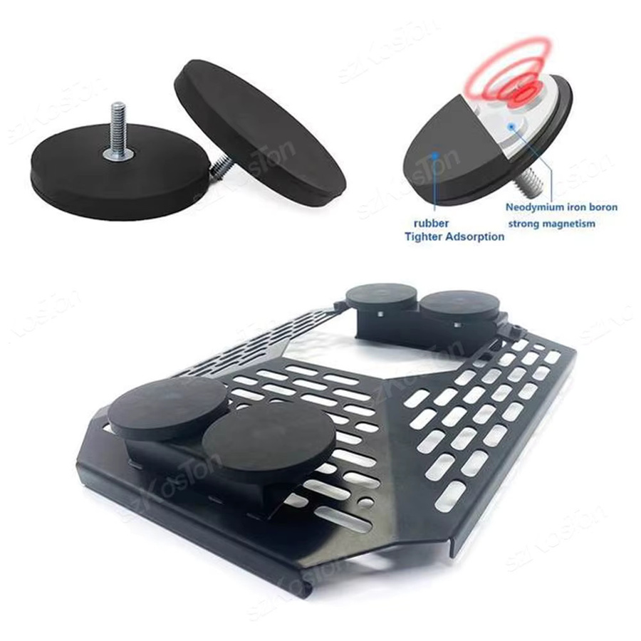 Starlink Mini Magnetic Mount Dish Mount Kit Dachmontage-Wärmeableitungshalter aus Edelstahl in Schwarz und Silber - Bild 5