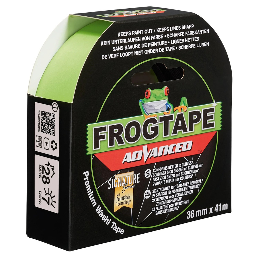 FrogTape Washi-Malerband Advanced Green, Breite: 36 mm, Länge: 41 m - Bild 2