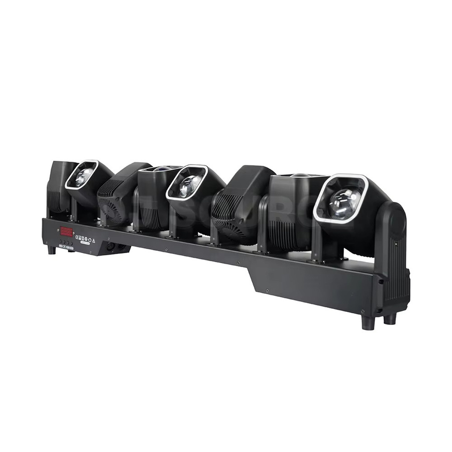 LED 8x40W Beam Moving Bar mit RGB-Ring und Stroboskop-Effekt in Schwarz - Bild 2
