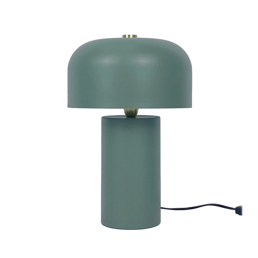 Relaxdays Tischlampe aus Eisen in Gold, Pilzform mit Schalter, Höhe: 40 cm, Breite: 25 cm - Bild 2
