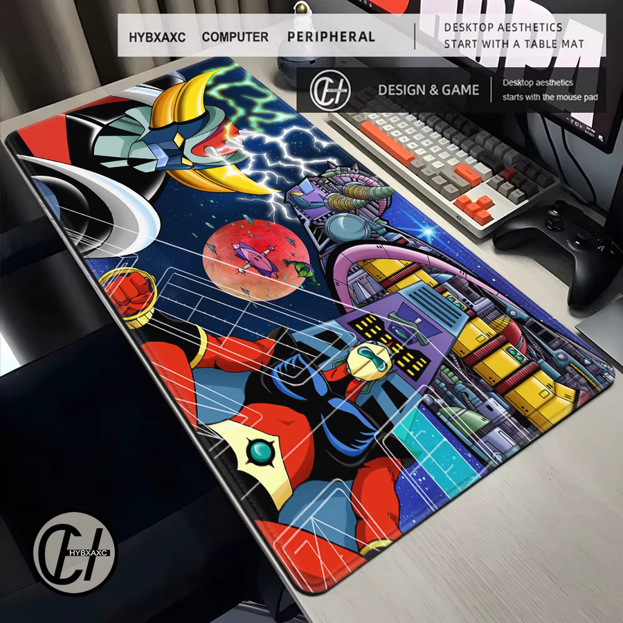 HYBXAXC Grendizer und Actarus UFO Robot XL Gaming Mousepad Multicolour B/T/H: 100 x 50 cm - Bild 3