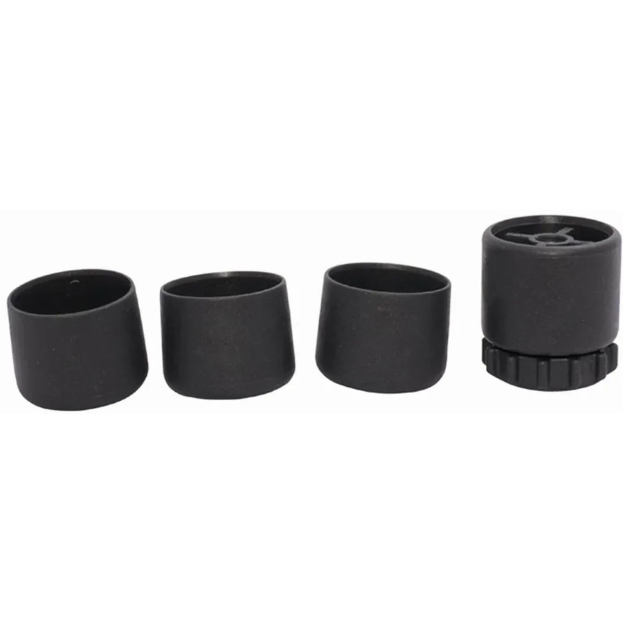 Sieger Fußkappen-Set Grau Ø 32 mm - Bild 2
